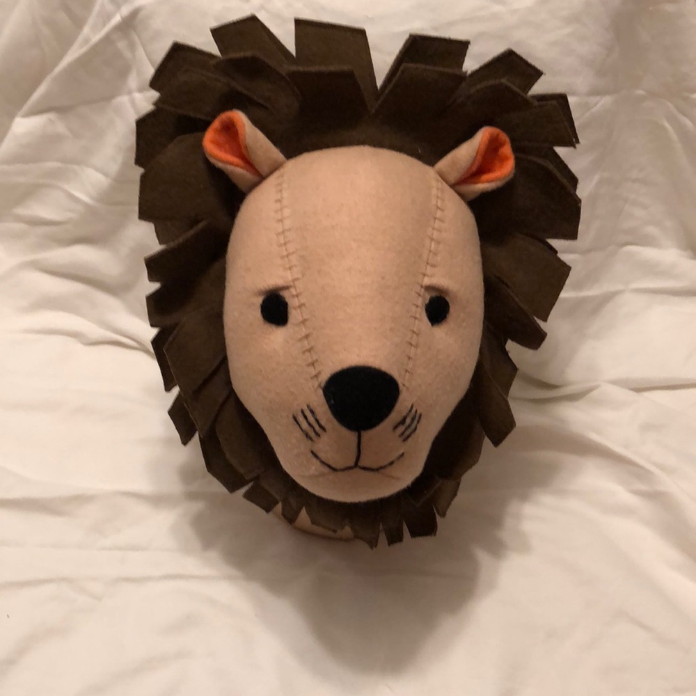 Plush Lion Head